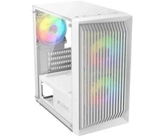 LOGIC ATOS ARGB Mini USB 3.0 Enclosure Baltas