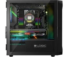 Kompiuterio Korpusas - Logic PORTOS ARGB MINI - USB 3.0, Juoda