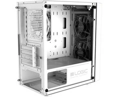 LOGIC ATOS ARGB Mini USB 3.0 Enclosure Baltas