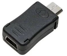 Logilink USB Adapteris Micro-B USB male, Mini USB 5-pin female