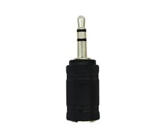 LogiLink Adapteris typu Jack 3.5mm do Jack 2.5mm, juoda