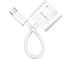 „LogiLink“ adapteris USB-C per 2x USB -C, PD 60W / garsas