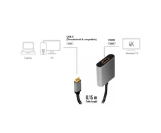 LogiLink USB 3.2 USB-C - HDMI