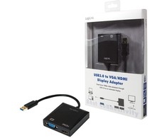 LOGILINK UA0234 LOGILINK – USB 3.0 adapteris VGA / HDMI