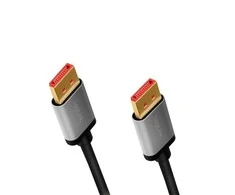 LogiLink DisplayPort 1.4 M/M 1.0m juoda-pilka