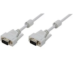 LogiLink VGA duomenų kabelis 1,8 m 2xferitas, rutulinis
