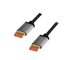LogiLink DisplayPort 1.4 M/M 3.0m juoda-pilka