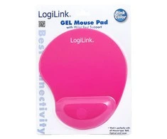 LOGILINK ID0027P LOGILINK - Gelis Pelės kilimėlis su riešo atrama atrama, rožinė