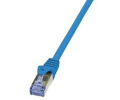 LOGILINK CQ3096S LOGILINK - Komutacinis kabelis Cat.6A 10G S/FTP PIMF PrimeLine mėlynas 10m