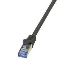LOGILINK CQ3073S LOGILINK - Patchcord Cat.6A 10G S/FTP PIMF PrimeLine 5m juodas