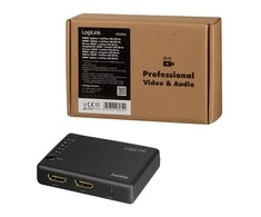 LogiLink LogiLink HDM- Splitter 1x4-Port, 4K / 30Hz, Schlank, schw.