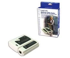 LogiLink Prisijungti | RJ11, RJ12 ir RJ45 kabelių testeris su nuotoliniu įrenginiu