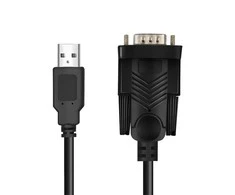 LOGILINK AU0048A USB 2.0 kabelis USB-A/M į DB9/M serijos 1,5 m Win11