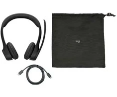 Logitech Ausinės - Zone 305 - Midnight Juodas - 2.4GHZ/BT - PLUGC - Emea28-935 - BUNDLE TEAMS
