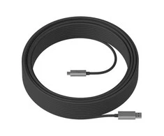 Logitech Strong USB kabelis 10 m 3.2 Gen 2 (3.1 Gen 2) USB A USB C Juoda