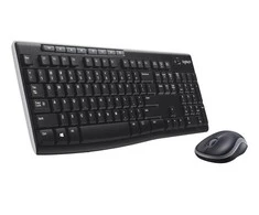 Belaidis klaviatūros ir pelės rinkinys Logitech MK270, Čekų išdėstymas