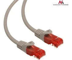 MACLEAN MCTV-302S Maclean MCTV-302S Patchcord UTP cat6 Kabelio kištukas-kištukas 2m sidabrinis