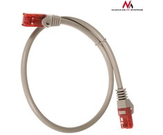 MACLEAN MCTV-303S Maclean MCTV-303S Patchcord UTP cat6 Kabelio kištukas-kištukas 3m sidabrinis