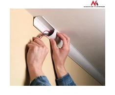 MACLEAN MCTV-577 Maclean MCTV-577 Kabelio dangtelis kabeliniam kanalui 1,5m 73 * 42MM Baltas su juostele