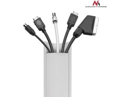 MACLEAN MCTV-577 Maclean MCTV-577 Kabelio dangtelis kabeliniam kanalui 1,5m 73 * 42MM Baltas su juostele