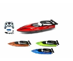 Madej motorinė valtis 2.4 G, nuotoliniu būdu valdomas kroviklis su USB, šviečiantis