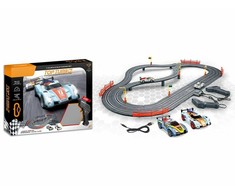 Madej Automobilių trasa Top Turbo, 300 cm, 2 LED automobiliai, 2 valdikliai