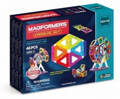 Magformers MAGF Magnetinis rinkinys „Karuselės“, 46 vnt.