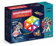 Magformers MAGF Magnetinis rinkinys „Karuselės“, 46 vnt.