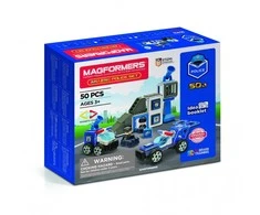 Magformers Klocki konstrukcyjne Rinkinys policyjny