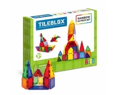 Magformers TILEBLOX Rinkinys Įvairiaspalvis 42 EL.