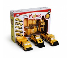 Malblo magnetinės statybinės transporto priemonės