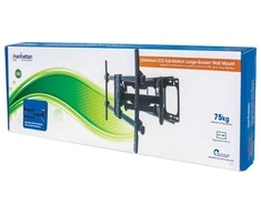 Manhattan sieninis laikiklis televizorius LCD/LED/PDP 37-90'' 75kg VESA pasukamas juodas
