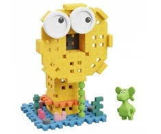 Marioinex Diplodocus ir Sea Mermaid kaladėlės 60 vnt Mini vaflių figūrėlė ZA5500