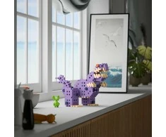 Marioinex Diplodocus ir T-Rex Mini vaflinės kaladėlės 148vnt + figūrėlė ZA5501