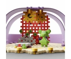 Marioinex Dragon Diplodocus ir Scene Mini vaflių kaladėlės 148vnt + figūrėlė ZA5502