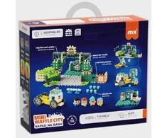 MARIOINEX Mini Waffle City banko apiplėšimo kaladėlės, 148 dalys