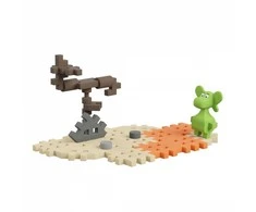 Marioinex Diplodocus Dragon and Desert 25vnt Mini Waffle pav. ZA5