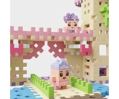 Konstruktorius Marioinex Mini Waffle Princess Karališkas nuotykis, 280 vnt. + figūros, 4 vnt.
