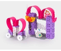 MARIOINEX 903766 vafliniai mini kaladėlės - vidutinio dydžio princesė [lizdinė plokštelė]