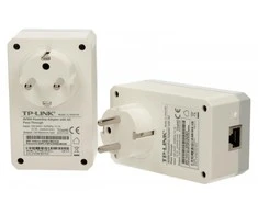 TP-LINK AV500+ maitinimo tinklo rinkinys su kintamosios srovės pralaidumu, 500 Mbps maitinimo tinklo greitis, 1 prievado greitasis Ethernet, „Homeplug AV“, „Žalias Powerline“, kištukas