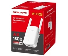 Maršrutizatorius Mercusys AX1500 Wi-Fi 6 diapazono plėstuvas | ME60X | 802.11ax | 1201 Mbit/s | Ethernet LAN (RJ-45) jungtys 1 | MU-MiMO Nr. | nėra PoE | Antenos tipas 2x išorinė