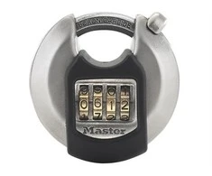 „Master Lock Disc“ kombinuotas užraktas iš nerūdijančio plieno M40EURDNUM