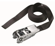 Masterlock Tvirtinimo diržas su terkšle, 5m, juodas