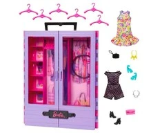 Mattel Barbės rūbų ir aksesuarų spinta