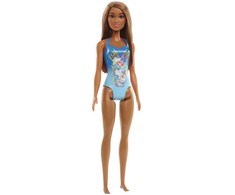 Mattel Paplūdimio lėlė Barbė mėlynu kostiumu