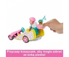 Mattel Barbie Stacie su kartingu HRM08
