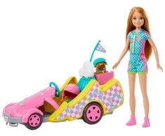 Mattel Barbie Stacie su kartingu HRM08