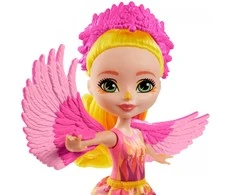 Enchantimals herojė feniksė Falonė su gyvūnėliu