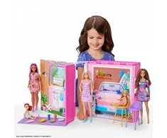 Sulankstomi lėlės namai Mattel Barbie Fashionistas (HRJ76)