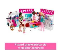 Mattel „Barbie Care Clinic“ greitosios pagalbos rinkinys